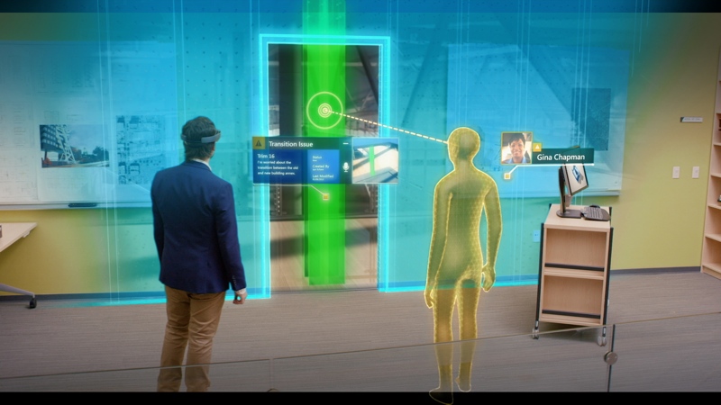 Remote collaboration with Microsoft's HoloLens